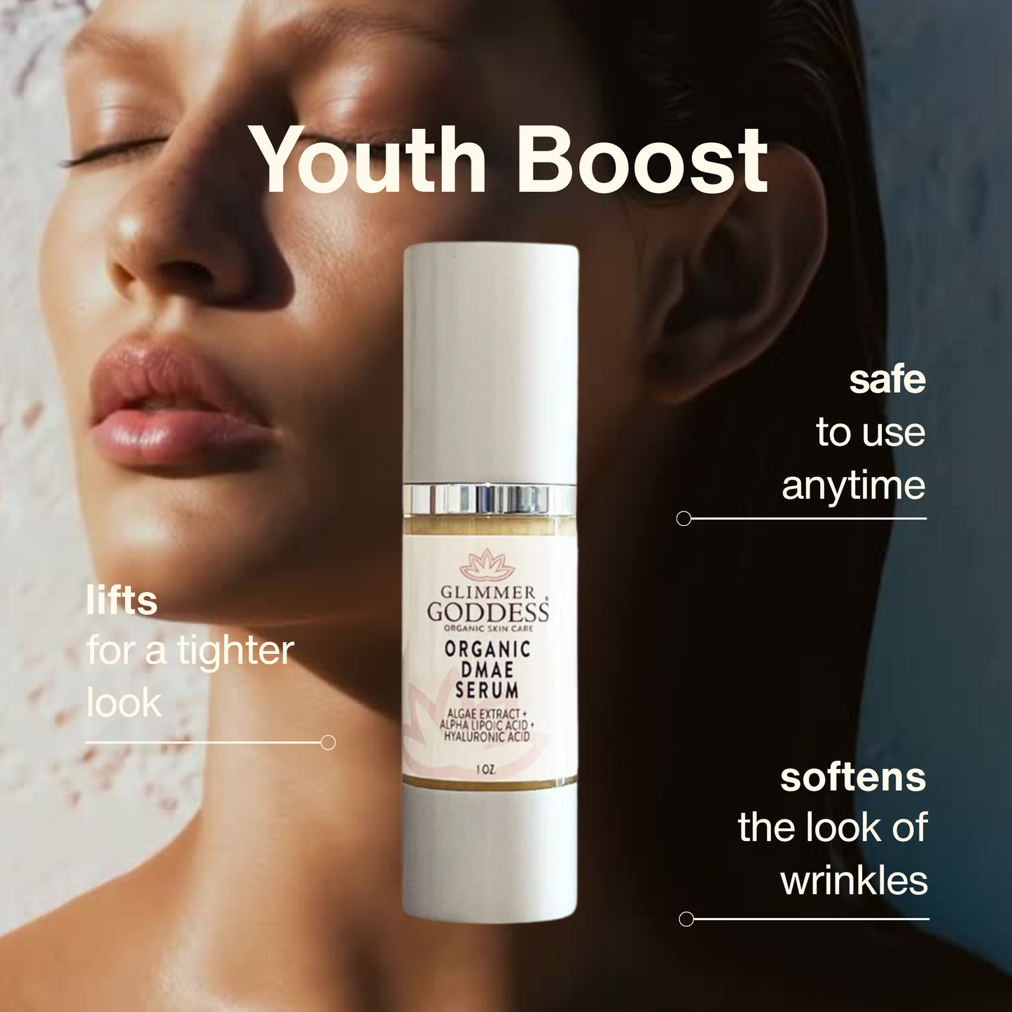 Organic DMAE Firming Serum – Natural Facelift Treatment