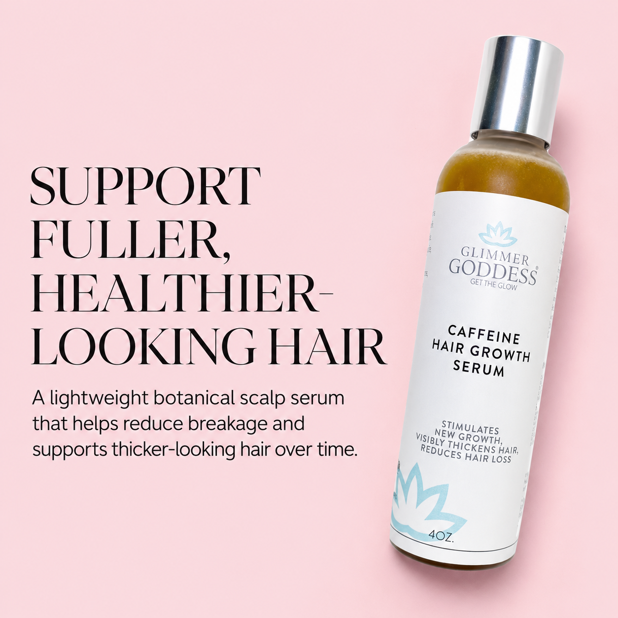Organic Caffeine Hair Growth Serum – Scalp Treatment