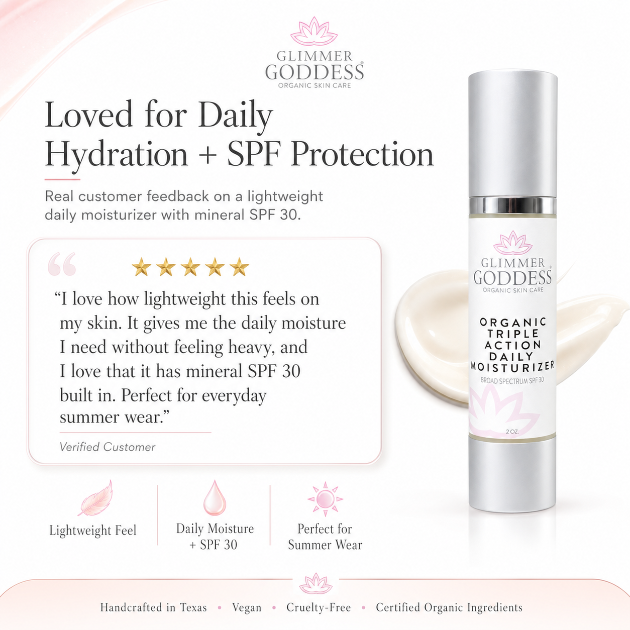 Triple Action Daily Moisturizer – Organic SPF 30
