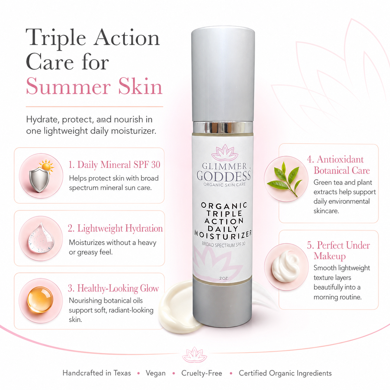 Triple Action Daily Moisturizer – Organic SPF 30
