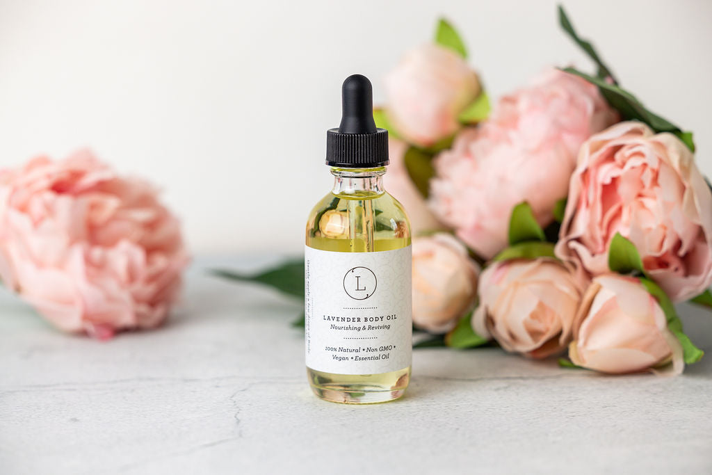 Lavender Body Oil – Natural Moisturizing Bath & Massage Oil